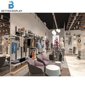 Vitrine d'<span class=keywords><strong>exposition</strong></span> pour vêtements féminins, design d'intérieur de showroom de vêtements classiques - Product Image 5