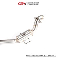 Système pour tube d'échappement Mustang 2.3T, en acier inoxydable, haute Performance, tube collecteur avant/arrière, pour Ford
