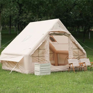 Tente gonflable de qualité supérieure en PVC, une chambre, 6.3 m, avec double porte en U et petit hublot pour le camping familial - Product Image 4