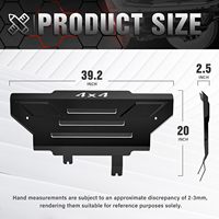 Plaque de protection inférieure en acier pour pare-chocs avant Ford Bronco 2021-2026 2 portes 4 portes – Amélioration tout-terrain