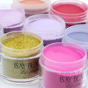 Professional Wholesale Supplies Nail Art Nail Bulk Dip Acrylic Powder Fast Drying Dip Powder For Nails Glitter