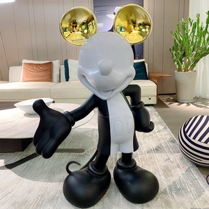 สเปรย์เรซินที่กําหนดเองเคลือบและประติมากรรมมิกกี้เมาส์ไฟฟ้าและรูปปั้นสําหรับตู้โชว์โฮมออฟฟิศศูนย์การค้าตกแต่ง - Product Image 2