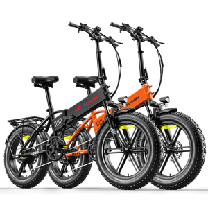 Tamaño plegado compacto bicicleta eléctrica montaña plegable 20" 4.0 fat tire fácil almacenamiento y transporte pedelec - Product Image 6