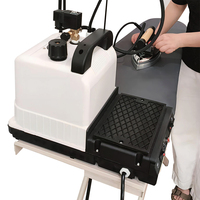 Ensemble de table à repasser pour usage domestique, facile à utiliser, pliable, avec fer à repasser à vapeur portable et planche à repasser, moteur intégré comme composant principal