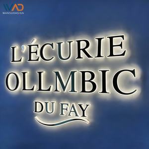 ป้ายสตูดิโอสักลายแบบกำหนดเอง 3 มิติ พร้อมไฟแบ็คไลท์ LED ตัวอักษรโลหะแบบมีไฟรอบ สำหรับป้ายโฆษณาร้านค้าภายนอกอาคาร - Product Image 6