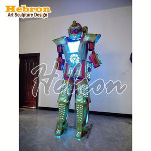 Disfraces de Zancudos LED para <span class=keywords><strong>Mujer</strong></span>, Trajes Luminosos de Robot Tron para Eventos - Product Image 6