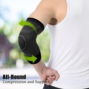 <span class=keywords><strong>Coudières</strong></span> réglables pour hommes et femmes, utilisées pour soulager la <span class=keywords><strong>tendinite</strong></span>, l'arthrite et soutenir la musculation, le golf et l'exercice. - Product Image 4