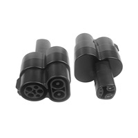 Adaptateurs de charge EV personnalisés neufs 150-400A 500-1000V, connecteurs CCS1 vers Tesla, charge rapide DC, noir, modèle ZSWINNER ZS-E007