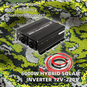 Convertidor Solar Híbrido de Onda Sinusoidal Pura 12V 24V 220V 110V UPS 100A para Coche E4g 1A Aire 100A 40A 60A UPS 50A Monofásico NFC - Product Image 2