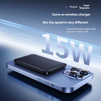 Chargeur rapide portable de haute qualité 5000mAh 20W, mini batterie externe sans fil, charge magnétique ABS Type-C pour appareils mobiles, OEM/ODM, prise USA