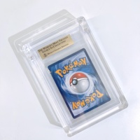 Étui de protection magnétique transparent en acrylique de qualité supérieure B g s JO-V 002Graded Card Slab Protector, résistant aux UV et anti-rayures, pour cartes à collectionner