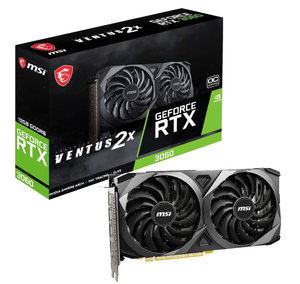 Đối với MSI <span class=keywords><strong>GEFORCE</strong></span> RTX 3060 Ventus 2X 12g oC, <span class=keywords><strong>Card</strong></span> đồ họa chơi game 3060 12GB gddr6 bộ nhớ, 192-bit, 15 gbps - Product Image 1