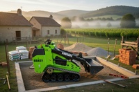 Nuovo Arrivo 2026: Minipala Cingolata Diesel Cougars CG827 da 1000 kg, 25 CV, con Mulcher, Certificazione EPA Tier 4