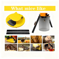 Piège à souris sans cruauté à réinitialisation automatique Nouvelle conception carrée en ABS pour une utilisation en intérieur et en extérieur dans le jardin Solution solide de capture de souris et de rats