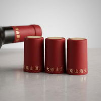 Capsules thermorétractables en PVC de qualité alimentaire supérieure, étanches, avec logo personnalisé pour bouteilles de vin et de produits pharmaceutiques