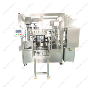 2 4 6 đầu vòi Túi điền Máy đóng nắp cho nước trái cây nước giải khát đồ uống lỏng quay điền Máy đóng nắp với CIP làm sạch - Product Image 4