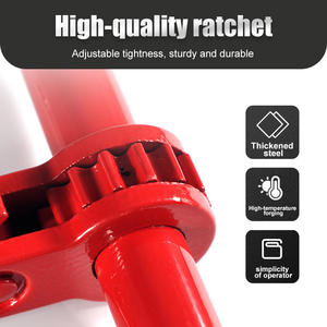 ตัวรัดโซ่แบบ Ratchet รับน้ำหนักได้ 9200 ปอนด์ แพ็คคู่ ขนาด 3/8-1/2 นิ้ว สำหรับโซ่ขนาด 10 มม. มาตรฐาน 3M G80 สำหรับยึดสินค้าในรถบรรทุก สินค้าในสหรัฐอเมริกา - Product Image 3