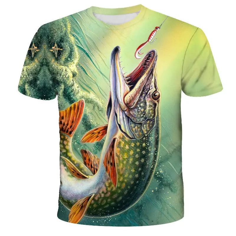 Unisex 3D T-Shirt Seaworld Tshirt Men Women t Shirt 3D Fish t-Shirt Tee Anime Streetwear Clothing Short 