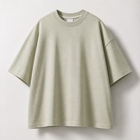 Kaos Oversize Katun Berat 300G 8 Warna Drop Shoulder Loose Fit Streetwear Katun Combed Grosir Custom Logo