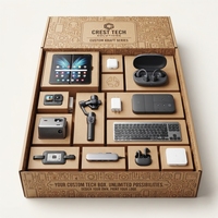 Boîtes mystères avancées à commande minimale de 1 pièce, avec montres connectées, moniteurs d'activité physique, haut-parleurs électroniques (5-10 pièces), emballage personnalisé
