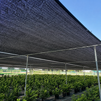 UV-gestabiliseerd landbouwschaduwnet rol 90% zwart schaduwdoek winddicht schaduwnet