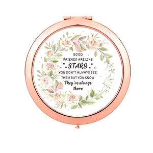 Espejo compacto de hierro grabado <span class=keywords><strong>para</strong></span> mi hija, citas inspiradoras, regalos de <span class=keywords><strong>cumpleaños</strong></span> de Año Nuevo chino <span class=keywords><strong>para</strong></span> hija y <span class=keywords><strong>nieta</strong></span> - Product Image 1