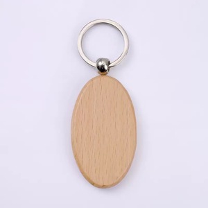 Porte-clés carré en bois de hêtre personnalisé en gros, porte-clés carré personnalisé bon marché à faire soi-même - Product Image 6