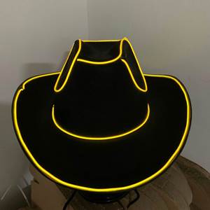 Chapeau de cowboy LED lumineux pour festival de musique, chapeau de cowgirl tendance pour Halloween, vente en gros - Product Image 4