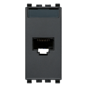 Presa RJ45 FTP Cat6A Netsafe Grigia 5.1x4.3x5.3 per Reti Ethernet - Product Image 1