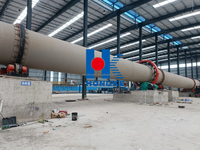 Usine de four rotatif pour la production de fer réduit directement (DRF) |   Ligne de production de fer éponge 200-300 TPD |   2,5*45m |   Chaudière au charbon/gaz |   Projet clé en main