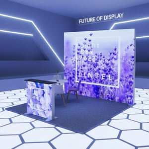 Stand Modular de Tela para Ferias Comerciales de 10 pies x 10 pies con Marco de Aluminio Ligero - Product Image 4