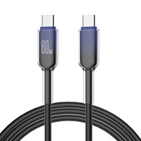 Kabel Pengisian Cepat & Transfer Data 3-in-1 Tipe-C Weaving 60W untuk IPhone16 PD30W