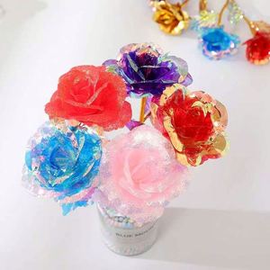 Laser Cut Iridescent Gold Foil <b>Roses</b> - <b>Artificial</b> Flowers for Decor, Perfect for Special Occasions & Events - Product Image 3
