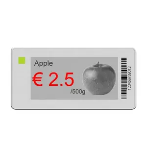 Supermarket Retail store 2.13Inch Esl e-ink digital price tags epaper display nfc electronic shelf label esl with cloud system