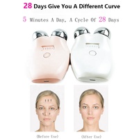 Microcourant Lifting du visage micro courant Usage domestique Équipement de beauté Visage et cou levage Masseur Ion Dispositif de levage du visage