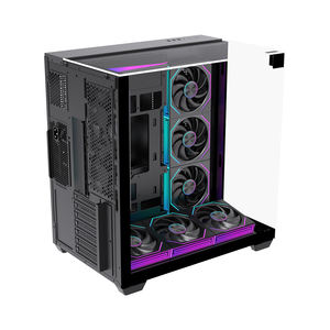 Boîtier <span class=keywords><strong>ATX</strong></span> Lovingcool OEM avec 3 panneaux en verre trempé, <span class=keywords><strong>grand</strong></span> espace, prend en charge un radiateur de 360 mm, compatible avec toutes les tailles de cartes mères, fournisseur - Product Image 3