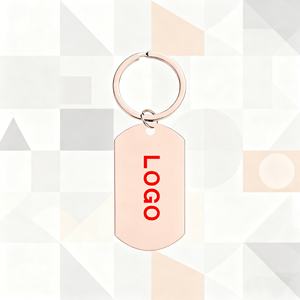 Porte-clés personnalisé en alliage de zinc avec logo gravé au laser, idéal pour les cadeaux publicitaires - Product Image 3