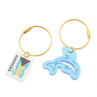 Gantungan Kunci Akrilik Custom Cetak Grosir, Die Cut, Non-Transparan, Full Bleed, Epoxy Plastik, Anime