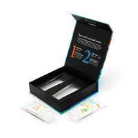 Boîte d'emballage personnalisée de luxe pour crème solaire, boîte rigide magnétique pour soins de la peau coréens en gros