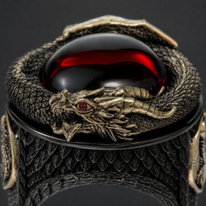 Anello con Motivo a Drago, Design Creativo per Uomo - Product Image 4