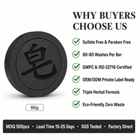 Barra Artesanal de Ginseng y Polygonum Multiflorum Natural, Nutre el Cuero Cabelludo, Fortalece el Cabello, Brinda un Aspecto Brillante, Etiqueta OEM