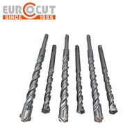 Foret pour marteau perforateur SDS Plus plat/croisé EUROCUT 40Cr & YG8C pour le perçage de la maçonnerie