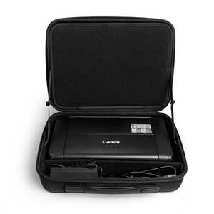 Étui d'<span class=keywords><strong>imprimante</strong></span> EVA imperméable avec poche en filet pour <span class=keywords><strong>Canon</strong></span> TR160/TR150 et autres imprimantes portables - Product Image 3