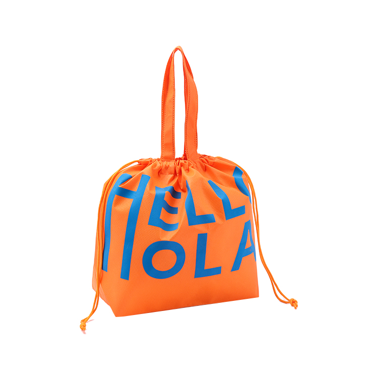 New Design Portable Shoes Dust Non-Woven Double DrawstringBags With Printed Custom Logo Wholesale