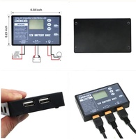 Contrôleur solaire flexible pliable DOKIO pour batterie 12V, contrôleur solaire USB 10A/20A