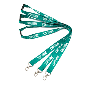 Eco-friendly Polyester Lanyards Sublimation Printed Lanyards Neck <b>Strap</b> for ID Badge Security Access Exhibition - Product Image 1