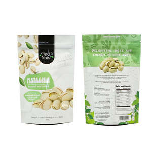 Pistaches Réutilisables à Impression Personnalisée Fruits Secs Mélange Naturel Biologique de Noix Sacs <span class=keywords><strong>d</strong></span>'Emballage Alimentaire Pochette à Fermeture Éclair pour Snack - Product Image 3