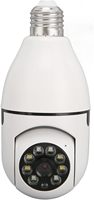 Caméra ampoule sans fil à vision nocturne 360° CCTV 5G/2.4G Wi-Fi Mini caméra IP numérique