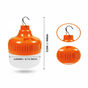 Luz LED de Emergencia con Control Remoto, 3 Niveles de Intensidad, Recargable por USB, Gancho de ABS para Almacén, Camping y Mercado Nocturno - Product Image 3