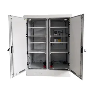 CustomiazableIp65 IP55 12u 15u 18u Waterproof Outdoor Telecom Cabinet Enclosure Outdoor Telecom Cabinet With Air Conditioner